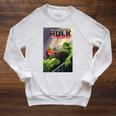 Marvel Comixology The Hulk Adam Warlock Comic Book Cover Raglan Sleeve Sweatshirt Heather Mustard