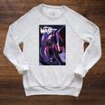 Marvel Comixology Wasp The Attack Of AIM Comic Book Cover Raglan Sleeve Sweatshirt Heather Mustard