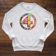Marvel The Fantastic Four Comic Book Raglan Sleeve Sweatshirt Heather Mustard