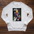 Marvel Ghost Rider Destroys Marvel History Comic Book Cover Raglan Sleeve Sweatshirt Heather Mustard Marvel Ghost Rider Destroys Marvel History Comic Book Cover Raglan Sleeve Sweatshirt Heather Mustard