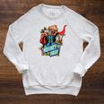 Marvel Thor Mighty Dad Comic Book Father's Day Raglan Sleeve Sweatshirt Heather Mustard