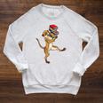 Meerkat Reading Books Raglan Sleeve Sweatshirt Heather Mustard