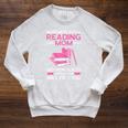 Never Mess With a Reading Mom Books Mother Raglan Sleeve Sweatshirt Heather Mustard