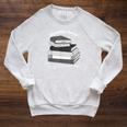 Morally Grey Is My Favorite Color Bookish Book Lover Raglan Sleeve Sweatshirt Heather Mustard