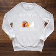 I Need Is Book & Cats Books Pet Lover Raglan Sleeve Sweatshirt Heather Mustard