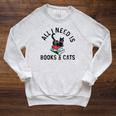 All Need Is Books & Cats Book Reader And Kittens Art Raglan Sleeve Sweatshirt Heather Mustard All Need Is Books & Cats Book Reader And Kittens Art Raglan Sleeve Sweatshirt Heather Mustard