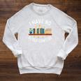 I Have No Shelf Control Librarian Book Lovers Raglan Sleeve Sweatshirt Heather Mustard