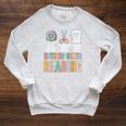 Nothing Beats Reading Rock Paper Scissors Books Lover Raglan Sleeve Sweatshirt Heather Mustard