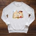 Old Book With Spells And Magical Accessories Raglan Sleeve Sweatshirt Heather Mustard Old Book With Spells And Magical Accessories Raglan Sleeve Sweatshirt Heather Mustard