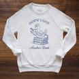 Oops I Got Another Book Bookish Reading Goose Graphic Raglan Sleeve Sweatshirt Heather Mustard