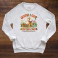 Oops I Got Another Books Silly Goose Reading Books Raglan Sleeve Sweatshirt Heather Mustard