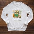 Oops I Bought Another Book Raccoon Reading Book Bookworm Raglan Sleeve Sweatshirt Heather Mustard Oops I Bought Another Book Raccoon Reading Book Bookworm Raglan Sleeve Sweatshirt Heather Mustard