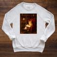 Orange Cat Book Lovers Cozy Bookish Librarian Raglan Sleeve Sweatshirt Heather Mustard Orange Cat Book Lovers Cozy Bookish Librarian Raglan Sleeve Sweatshirt Heather Mustard