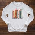 The Original Women Of The Bible Books Full Color Raglan Sleeve Sweatshirt Heather Mustard