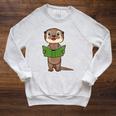 Otter Book Reading Bookaholics Sea Otter Lover Raglan Sleeve Sweatshirt Heather Mustard Otter Book Reading Bookaholics Sea Otter Lover Raglan Sleeve Sweatshirt Heather Mustard