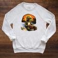 Outdoors Alligator Reading Book Raglan Sleeve Sweatshirt Heather Mustard Outdoors Alligator Reading Book Raglan Sleeve Sweatshirt Heather Mustard