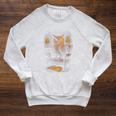 Owl Library Books Wisdom Reading Vintage Scholar Raglan Sleeve Sweatshirt Heather Mustard