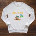 Owl Nicht Tollpatschig Bin Huchbegabt Reading Books Raglan Sleeve Sweatshirt Heather Mustard
