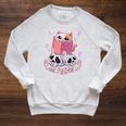 Pastel Goth Kawaii Occult Cute Cat Reading Pentacle Book For Men Women Raglan Sleeve Sweatshirt Heather Mustard Pastel Goth Kawaii Occult Cute Cat Reading Pentacle Book For Men Women Raglan Sleeve Sweatshirt Heather Mustard