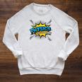 Physics Is My Superpower Comic Book Style Raglan Sleeve Sweatshirt Heather Mustard