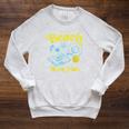 Proud Member Beach Book Club Retro Vintage Summer Bookish Raglan Sleeve Sweatshirt Heather Mustard