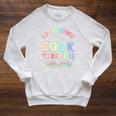 I Put Down My Book To Be Here I Put Down My Book Raglan Sleeve Sweatshirt Heather Mustard