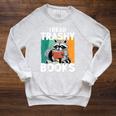 Raccoon Smutty Book Lover Spicy Romance Novels Women's Raglan Sleeve Sweatshirt Heather Mustard Raccoon Smutty Book Lover Spicy Romance Novels Women's Raglan Sleeve Sweatshirt Heather Mustard