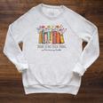 There Is No Such Thing As Too Many Books Floral Bookish Raglan Sleeve Sweatshirt Heather Mustard There Is No Such Thing As Too Many Books Floral Bookish Raglan Sleeve Sweatshirt Heather Mustard
