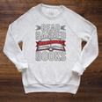 Read Banned Books Literary Rebel Style Raglan Sleeve Sweatshirt Heather Mustard