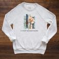I Read Banned Books Banned Books Lovers Raglan Sleeve Sweatshirt Heather Mustard