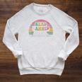 Read Banned Books Retro Style Graphic Raglan Sleeve Sweatshirt Heather Mustard
