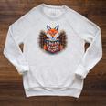 I Read Banned Books Sly Fox Reading Books Raglan Sleeve Sweatshirt Heather Mustard