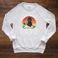 Read Books Drink Coffee Fight Evil Book Lover Worm Nerd Raglan Sleeve Sweatshirt Heather Mustard