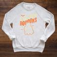 Read More Books Halloween Cute Ghost Boo Librarian Teacher For Men Women Kids Raglan Sleeve Sweatshirt Heather Mustard