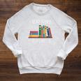 I Read Books Like Its My Job Reading Humor Raglan Sleeve Sweatshirt Heather Mustard