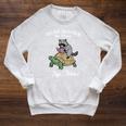 Read Books Be Kind Stay Weird Raglan Sleeve Sweatshirt Heather Mustard