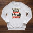 Read Books Lift Weights Fight Fascists Activist Raglan Sleeve Sweatshirt Heather Mustard Read Books Lift Weights Fight Fascists Activist Raglan Sleeve Sweatshirt Heather Mustard