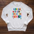 I Still Read Children's Books Librarian Teacher Life Raglan Sleeve Sweatshirt Heather Mustard