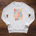 Read Your Heart Out Cute For Teacher Women Love Reading Book Raglan Sleeve Sweatshirt Heather Mustard Read Your Heart Out Cute For Teacher Women Love Reading Book Raglan Sleeve Sweatshirt Heather Mustard