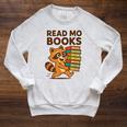 Read Mo Books – Raccoon Lovers Raglan Sleeve Sweatshirt Heather Mustard