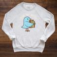 Read Mo Books Cute Bird Reading Kids Book Lover Raglan Sleeve Sweatshirt Heather Mustard Read Mo Books Cute Bird Reading Kids Book Lover Raglan Sleeve Sweatshirt Heather Mustard