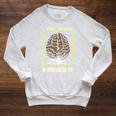 I Read Because Neuroplasticity Brain Book Reader Raglan Sleeve Sweatshirt Heather Mustard