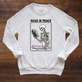 Read In Peace Skeleton Book Lover Bookworm Book Raglan Sleeve Sweatshirt Heather Mustard Read In Peace Skeleton Book Lover Bookworm Book Raglan Sleeve Sweatshirt Heather Mustard