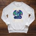 I Read Because Roasting People Is Frowned Upon Dragons Books Raglan Sleeve Sweatshirt Heather Mustard