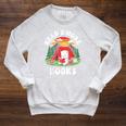 Read S'More Books Camping Marshmallow Outdoor Reading Raglan Sleeve Sweatshirt Heather Mustard