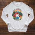 Read Smore Books Cute Marshmallow Camp Reading Library Kids Raglan Sleeve Sweatshirt Heather Mustard