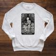The Reader – Gothic Book Lover Dark Academia Premium Tri-Blend Raglan Sleeve Sweatshirt Heather Mustard