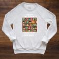 Reader For a Book Lover Raglan Sleeve Sweatshirt Heather Mustard