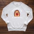 Reader Book Worm Lover Reading Club Raglan Sleeve Sweatshirt Heather Mustard