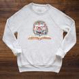 Reading Book Hedgehog Raglan Sleeve Sweatshirt Heather Mustard